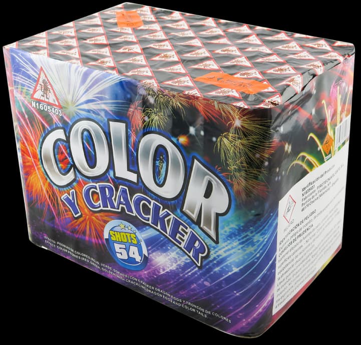 Envase de la batería Color & Cracker fotografiado en el catálogo 2026.